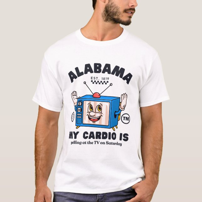 Camiseta Alabama: mi corazón está gritando (Anverso)