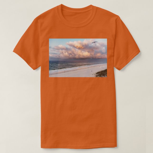 Camiseta Alabama Morning Beach View TShirt (Diseño del anverso)