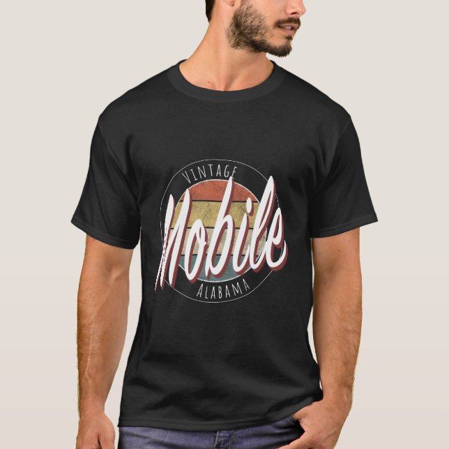 Camiseta Alabama móvil vintage (Anverso)