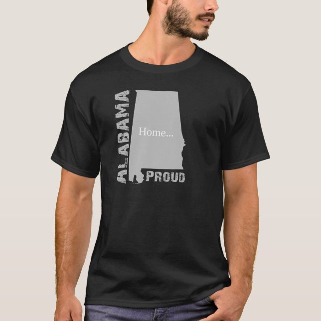 Camiseta Alabama orgullosa (Anverso)