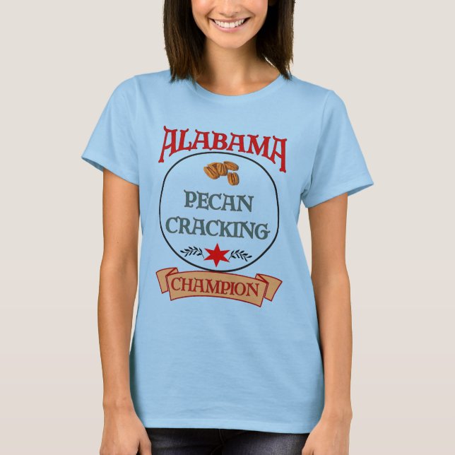 Camiseta Alabama Pecan Cracking (Anverso)