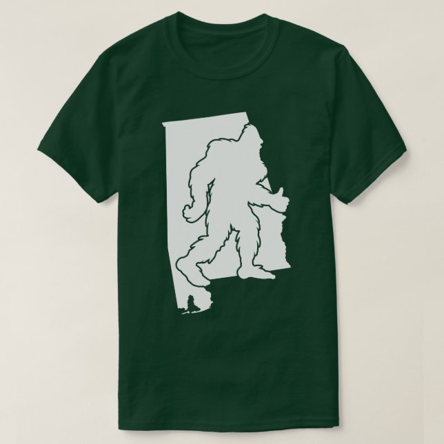 Camiseta Alabama Pie Grande (Diseño del anverso)