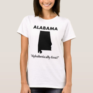 Camiseta Alabama - Primero alfabéticamente