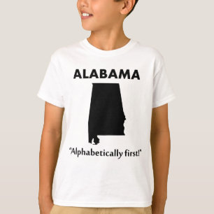 Camiseta Alabama - Primero alfabéticamente