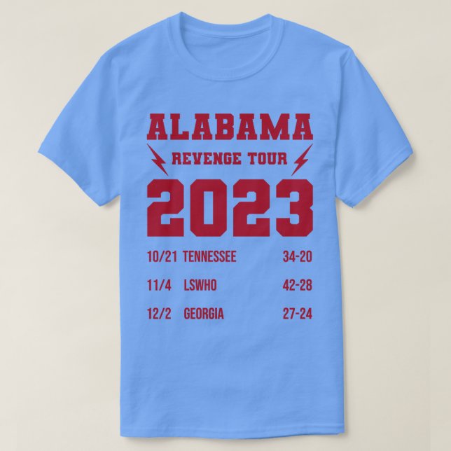 Camiseta Alabama Revenge Tour TShirt (Diseño del anverso)