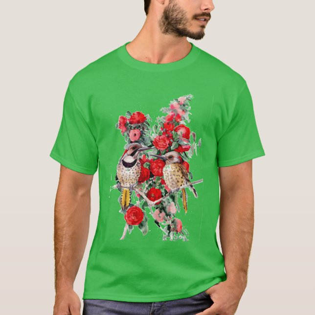 Camiseta Alabama State Flower and State Bird (Anverso)