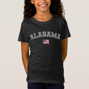 Camiseta Alabama State USA Flag Vintage