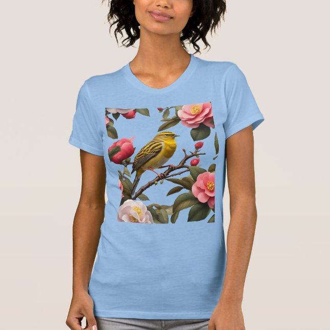 Camiseta Alabama State Yellowhammer Y Camellia (Anverso)