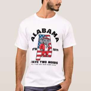Camiseta Alabama : Tengo dos estados de ánimo