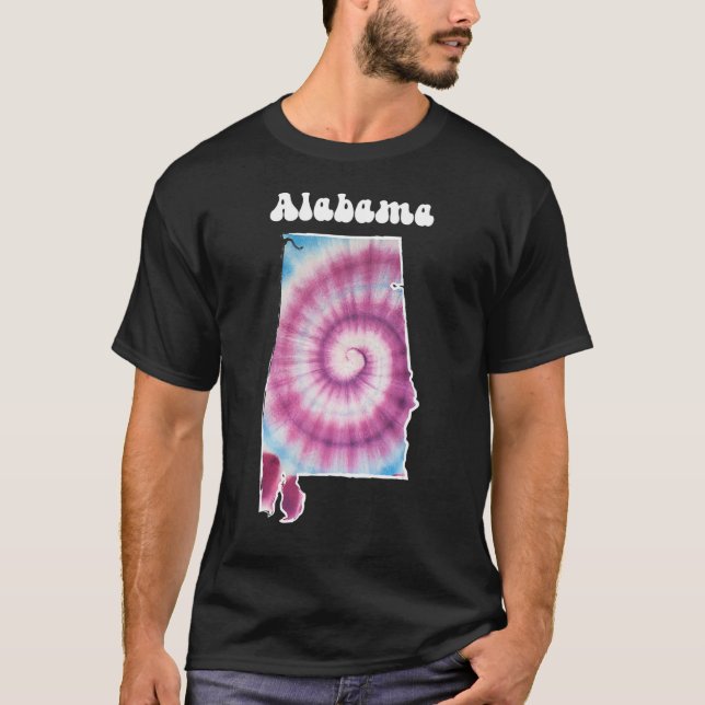 Camiseta Alabama Tie Dye (Anverso)