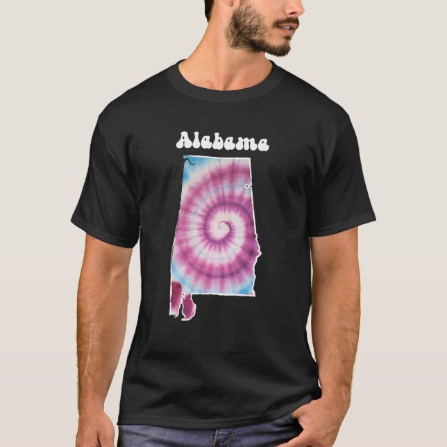 Camiseta Alabama Tie Dye (Anverso)