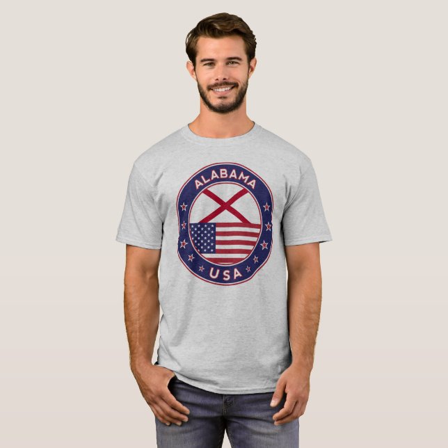Camiseta Alabama, USA States, Alabama (Anverso completo)
