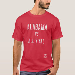 Camiseta Alabama Vs All Y Deportes Vintage Southern
