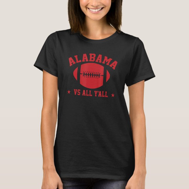 Camiseta Alabama Vs All Y'All Alabama (Anverso)