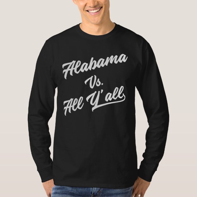 Camiseta Alabama Vs All Y'all Alabama State 3 (Anverso)
