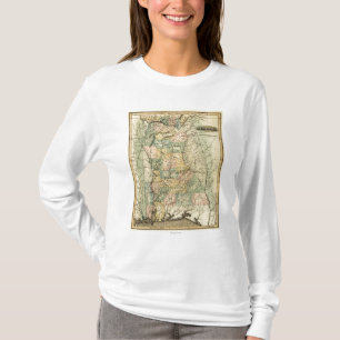 Camiseta AlabamaPanoramic MapAlabama