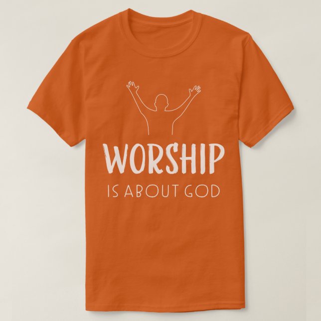 Camiseta Alabanza de culto Jesús Creencia cristiana (Diseño del anverso)