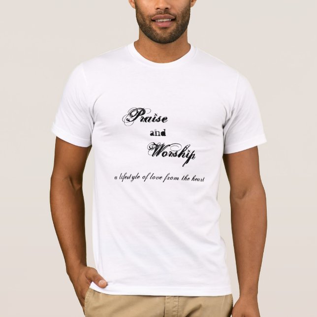 Camiseta Alabanza y adoración (Anverso)