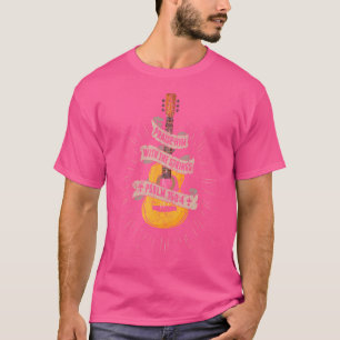 Camiseta Alabarlo Con Las Cadenas De La Guitarra Acústica D