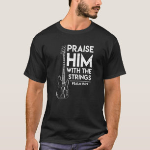 Camiseta Alabarlo Con Sopa Guitarra Cristiana Salm 150