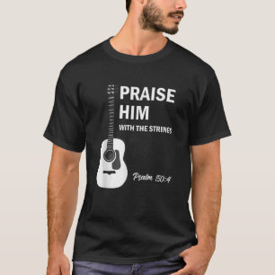 Camiseta Alabarlo Con Sopa Guitarra Cristiana Salm 150