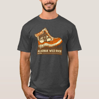 Camiseta Alagnak Wild River Alaska Brown And Orange Hiking 