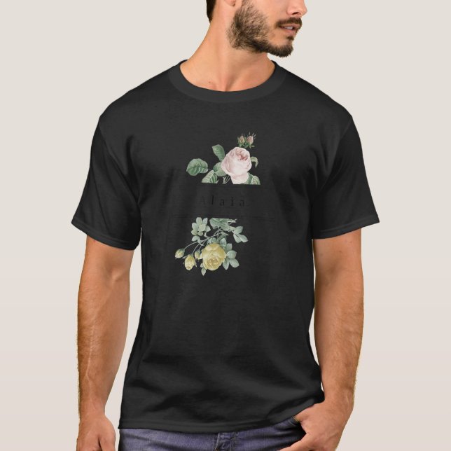 Camiseta Alaia Rosas de cosecha  de matrimonio Rosa de duch (Anverso)