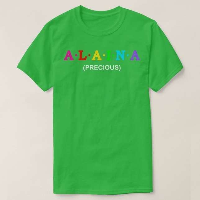 Camiseta Alaina preciosa (Diseño del anverso)