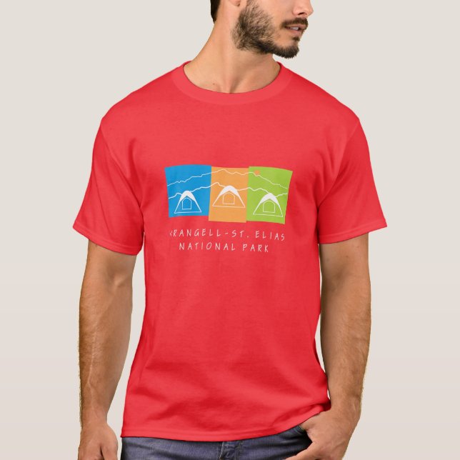 Camiseta Alaksa Backpacking Ping Ping USA Nature Lover (Anverso)
