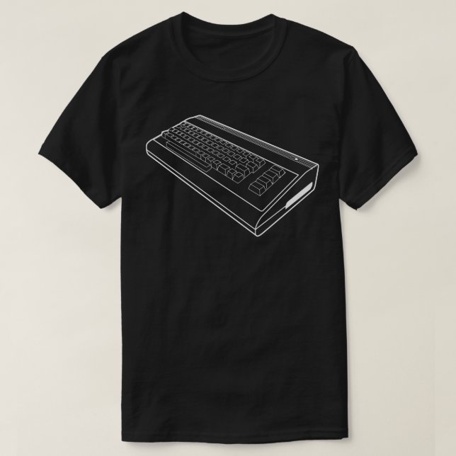 Camiseta alambre de 3d de color negro (Diseño del anverso)