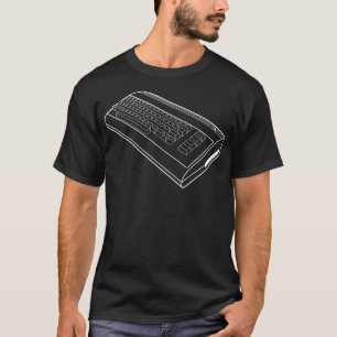 Camiseta alambre de 3d de color negro