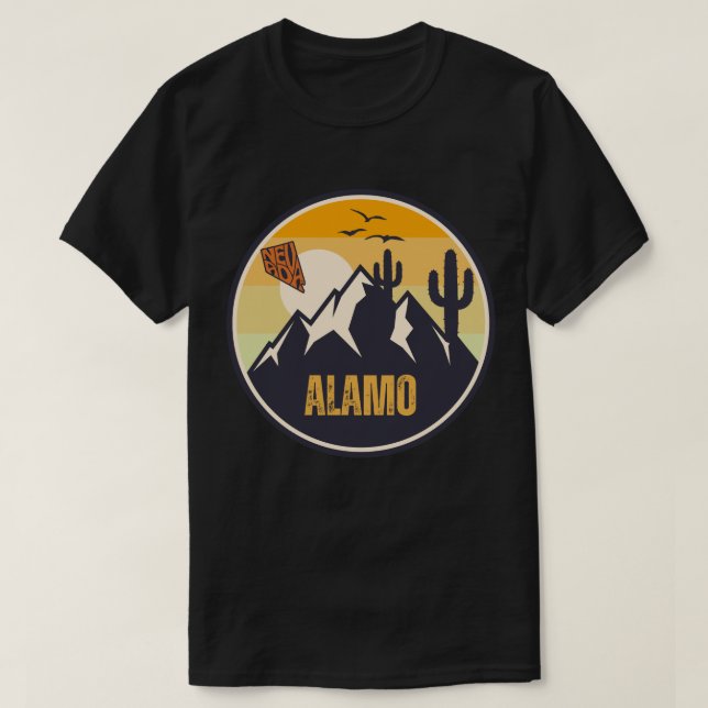 Camiseta Alamo, Nevada (Diseño del anverso)