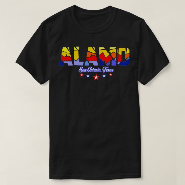 Camiseta Álamo San Antonio Texas (Diseño del anverso)