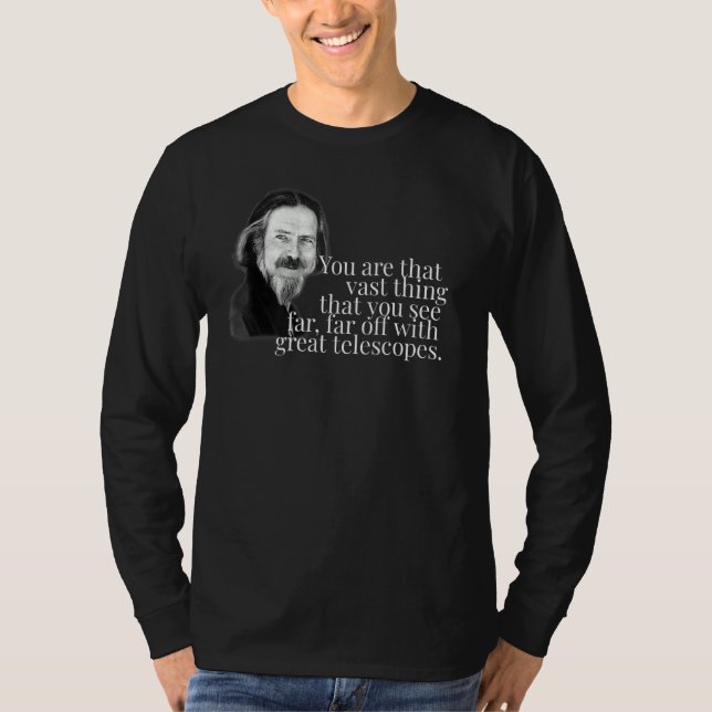 Camiseta Alan Dice Que Eres Tan Vasta Cosa Que Ves Con El (Anverso)