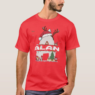 Camiseta Alan Navidades con Alan Name para navidades divert