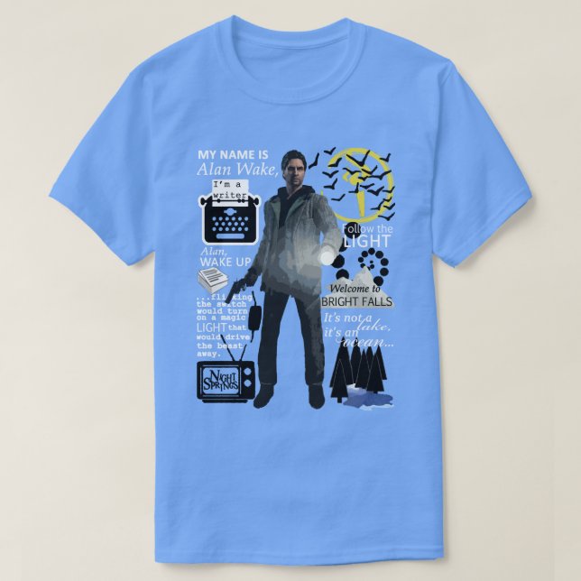 Camiseta Alan Wake (Diseño del anverso)