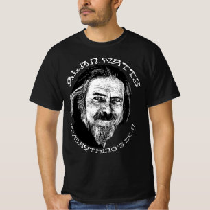 Camiseta Alan Watts Everything's Zen - espiritual de la med