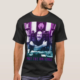 Camiseta Alan Watts Gradiadient Photo Trust The Universe