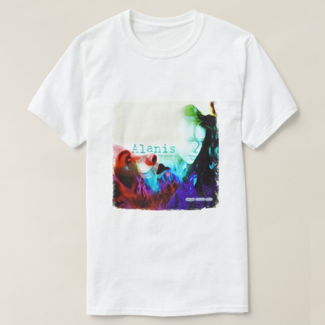 Camiseta Alanis Jagged Little Pill Album (Diseño del anverso)