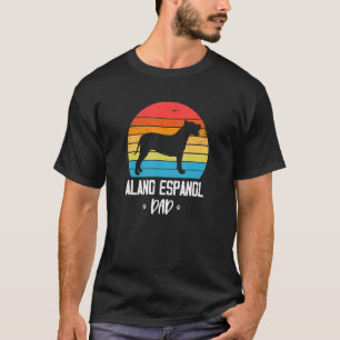 Camiseta Alano Español Dad Retro Vintage