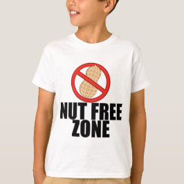 Camiseta Alargia al cacahuete Niños libres de nueces