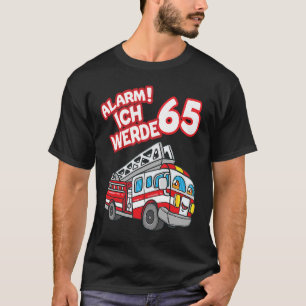 Camiseta Alarm Ich fue un bombero de 65 bomberos