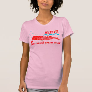 Camiseta ¡ALARMA! Ballena de esperma gigante del robot