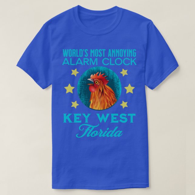 Camiseta Alarma clave del Oeste de la Florida Reloj de poll (Diseño del anverso)