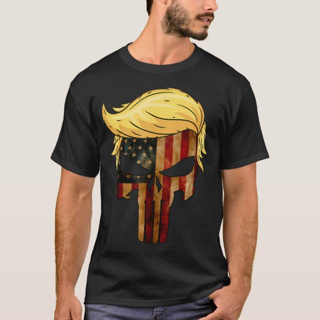 Camiseta Alarma con emblemática bandera del presidente de T (Anverso)