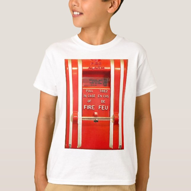 Camiseta Alarma de incendio (Anverso)