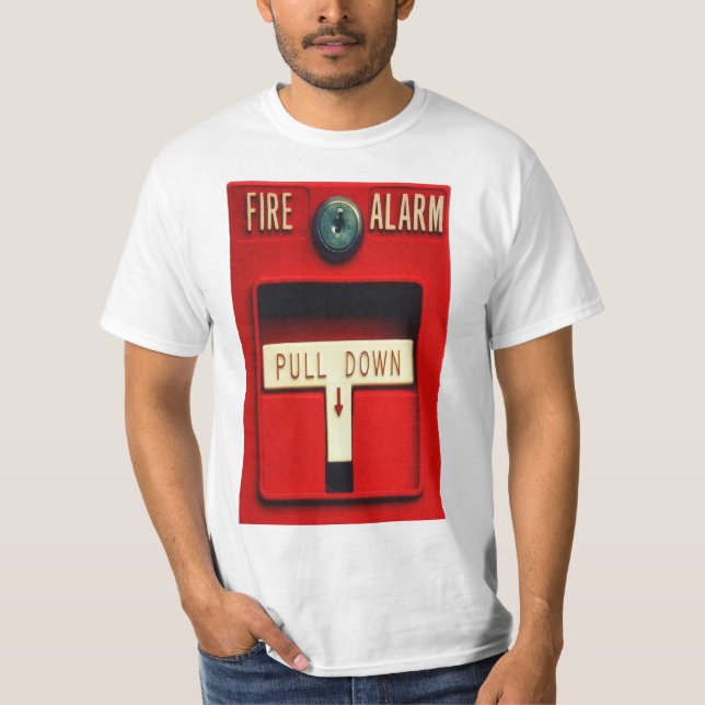 Camiseta Alarma de incendio (Anverso)