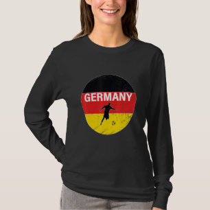 Camiseta Alarma de recuerdo de bandera de Alemania para niñ