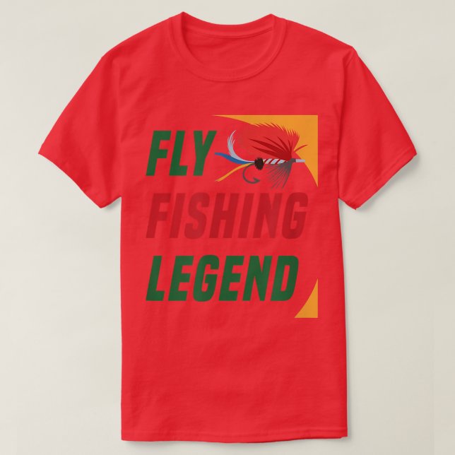 Camiseta Alarma de trucha del pescador de la leyenda de la  (Diseño del anverso)