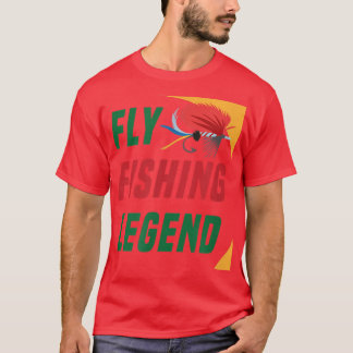 Camiseta Alarma de trucha del pescador de la leyenda de la 